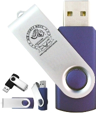 128MB Swivel Flash Drive