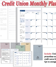 Credit Union Monthly Planner