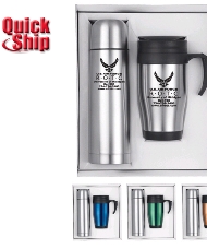 Travel Mug / Vacuum Bottle Combo