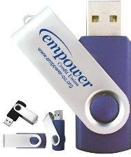 256MB Swivel Flash Drive