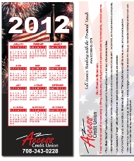 Full Color Calendar Cards: American Holiday