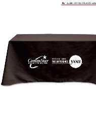 3-Sided Table Cover - fits 6 foot standard table