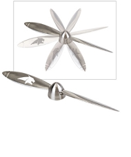 Chrome Desktop Paperweight/Letter Opener