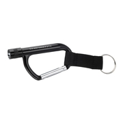 Flashlight Carabiner with Strap