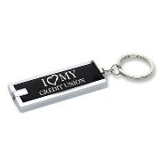 Rectangular LED Key Chain: I Love My CU
