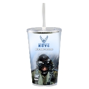 16oz. Maxcolor Stadium Cup with Lid & Straw
