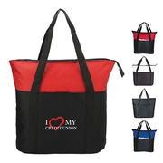 Heavy Duty Zippered Tote Bag