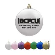 Flat Round Shatterproof Ornaments