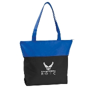 Poly Pro Two-Tone Zippered Tote (Full color)