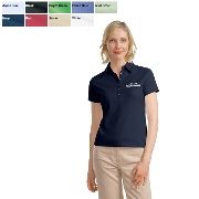 Ladies Pima Cotton Fine Knit Sport Shirt