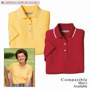 Ladies Zephyr Mesh™ Sport Shirt with Tipping (DISC