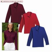 Ladies Silk Touch Long Sleeve Sport Shirt