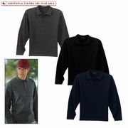 Fine-Gauge 3-Button Sweater