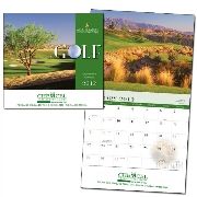 Golf Wall Calendar (stapled)