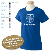 Gildan Women's Cotton Tee - Spot Color Imprint