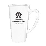 16 oz. White Cafe Mug