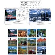 American Scenic Desk Calendar