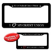 License Plate Frame: I Love My CU