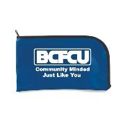 Expanded Vinyl Curved Zipper Bag