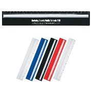 Plastic 12 Inch Ruler With Magnifying Glass