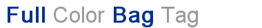 Full Color Bag Tag