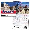America Wall Calendar (stapled)
