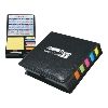 Leather Case Of Sticky Notes w/ Calendar & Pen