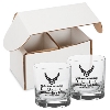 2 Rocks Glasses in Gift Box