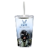16oz. Maxcolor Stadium Cup with Lid & Straw