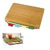 5 Pc Bamboo Cutting Board Set