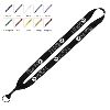 3/4 inch Economy Lanyard w/ Crimp & Split-ring