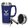 Carabineer Travel Mug with Stainless Liner and Lid