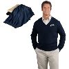 Fine-Gauge V-Neck Sweater