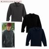 Fine-Gauge 3-Button Sweater