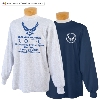 6.1oz. Heavyweight Tee (LS) - Spot Color Imprint