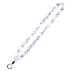 3/4-inch Dye-Sublimated Poly Lanyard w/O-ring