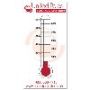 2x4 Reusable Goal Thermometer w/ Rigid Back
