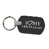 Rectangular Soft Key Tag: I Love My CU