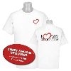 White Ultra Cotton Tee: I/We Love