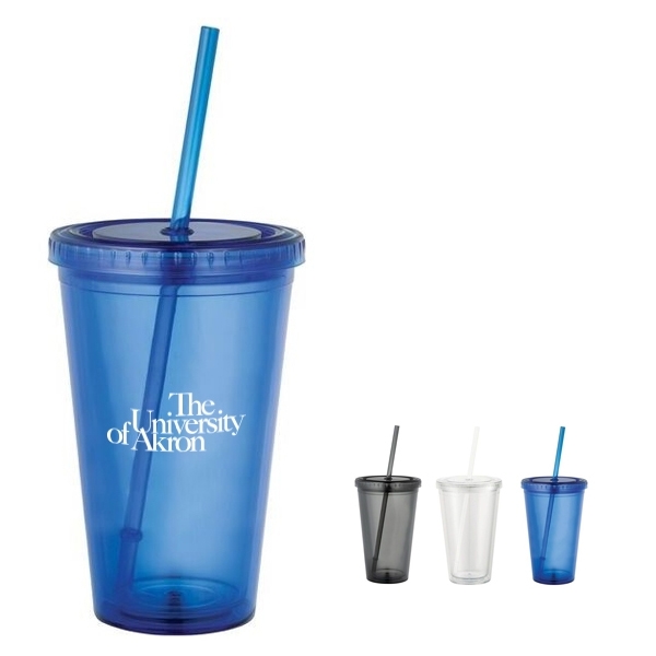  Lagom Tumbler with Stainless Straw - 16 oz. 160147