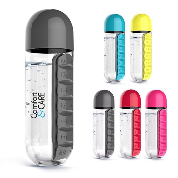 Pill Organizer Water Bottle – SALUD + VIDA & more