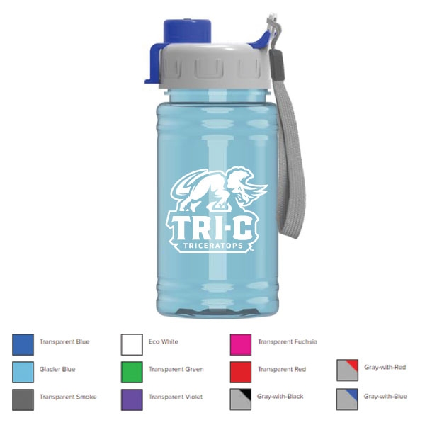 Promotional Water Bottles | 16 oz. UpCycle Flip Straw Water Bottle