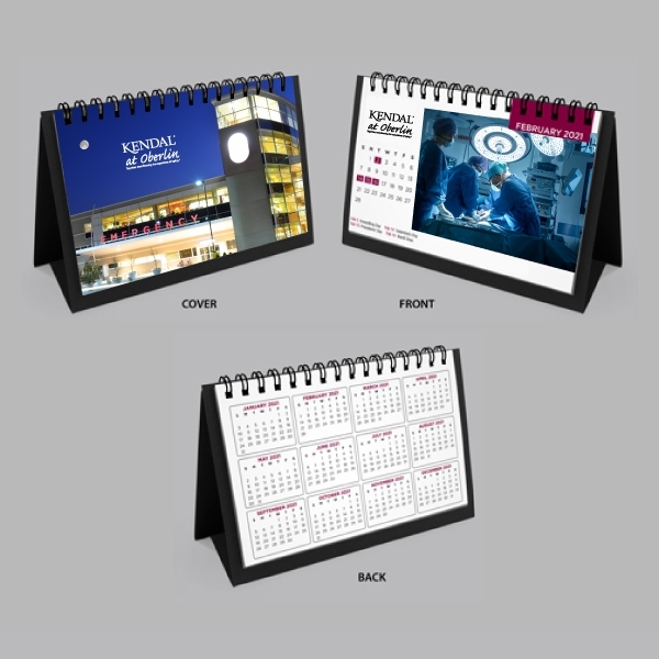 Tall Flip Calendar with Custom or Stock Photos