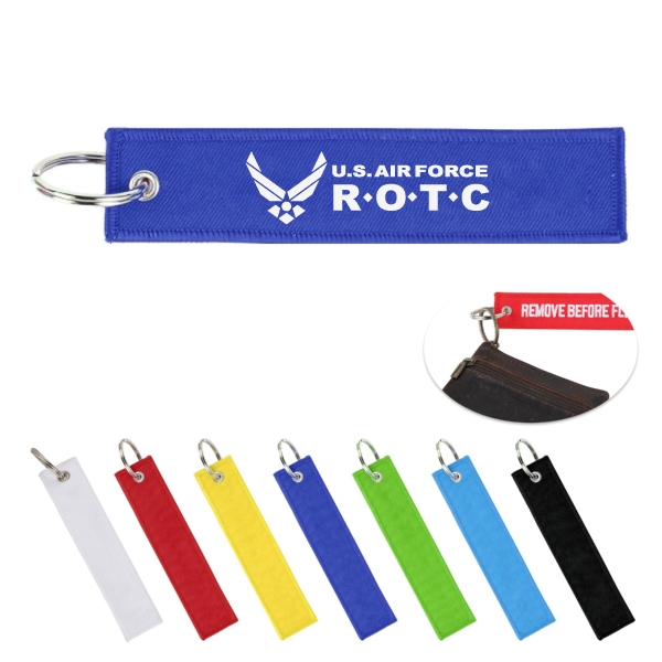 Embroidery Remove Before Flight Key Tags, Business Promotional Products  and Logo Items Manufacturer