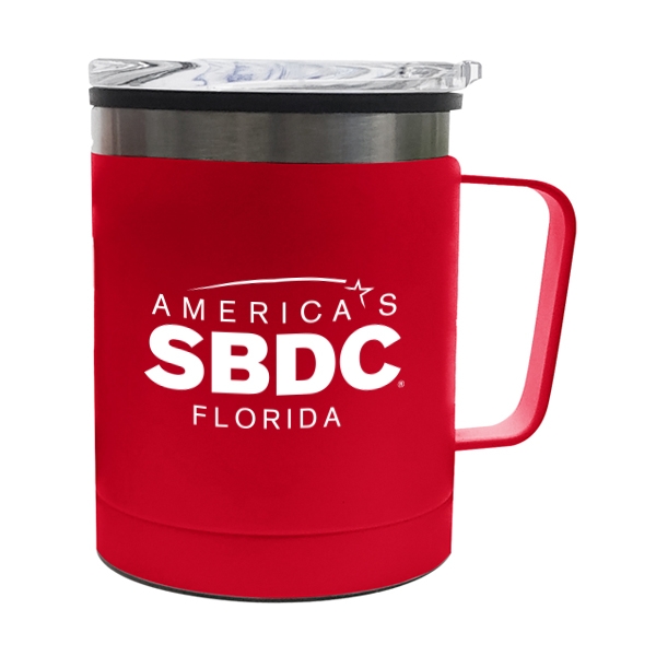 Stainless Steel Travel Mugs With Sip-Thru Lid And Plastic Inner Liner, 16  oz, Customized Ceramic Mugs, Custom Coffee Mugs