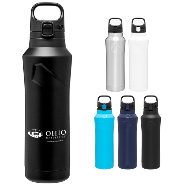 Corkcicle Insulated Sport Canteen Water Bottle with Ohio State