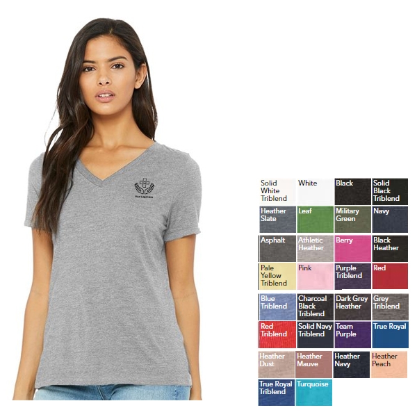 Bella + Canvas - Ladies' Relaxed Jersey Short-Sleeve T-Shirt-BERRY-M