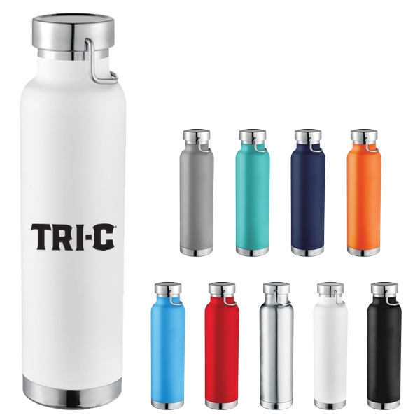 Thor Copper Vacuum Insulated Bottle 25oz Straw Lid