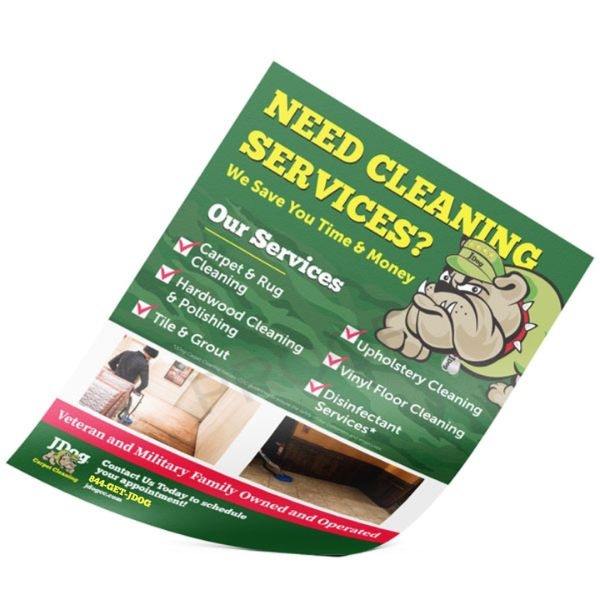 JDog Carpet Cleaning Flyer