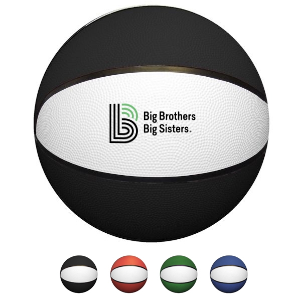 Imprinted Basketball Stress Ball - 2.5